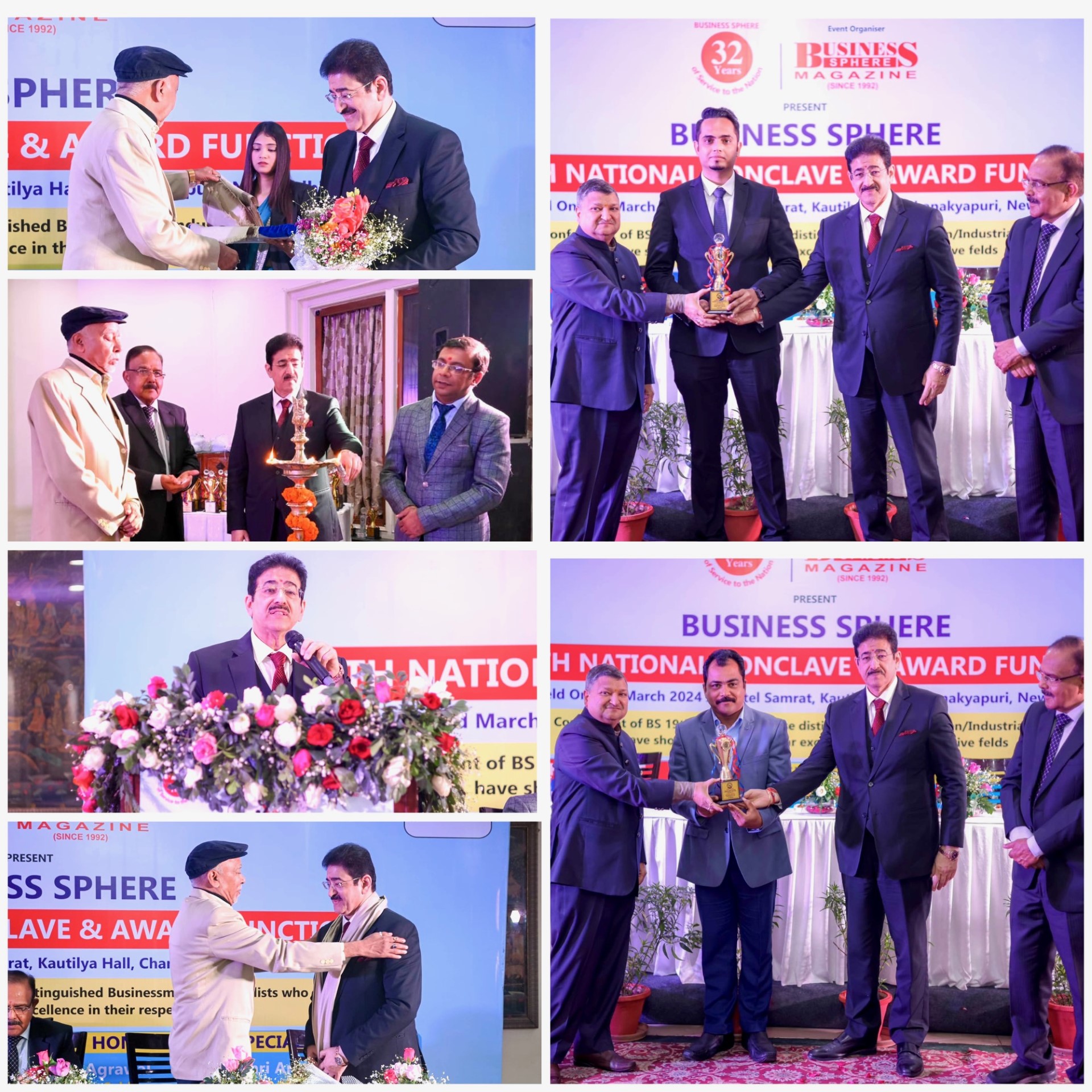 Sandeep Marwah Awarded Prominent Business People and Professional for Nation Building