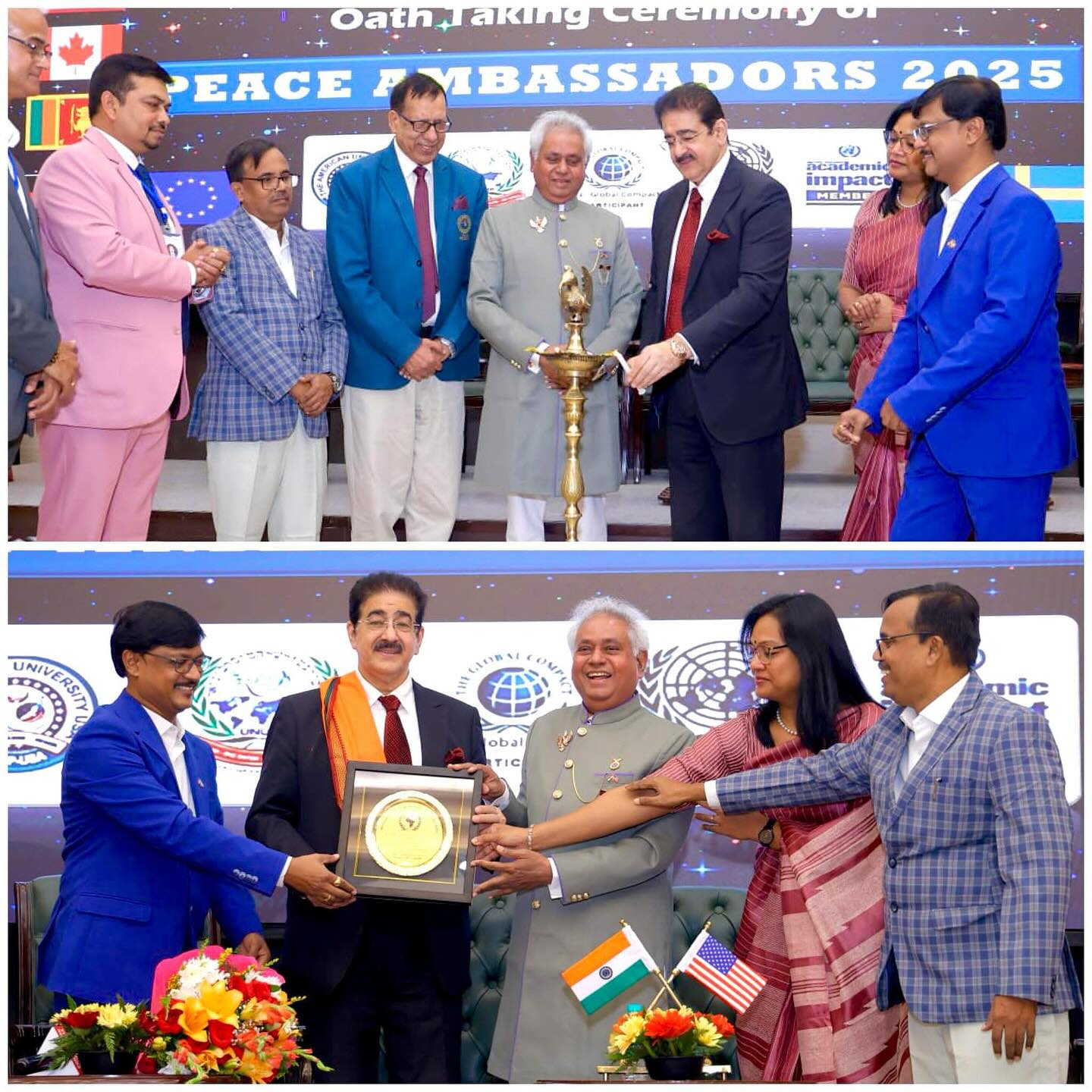 Dr. Sandeep Marwah Inaugurates UDMP Diplomatic Mission for Peace on the Occasion of 80 Glorious Years of the United Nations