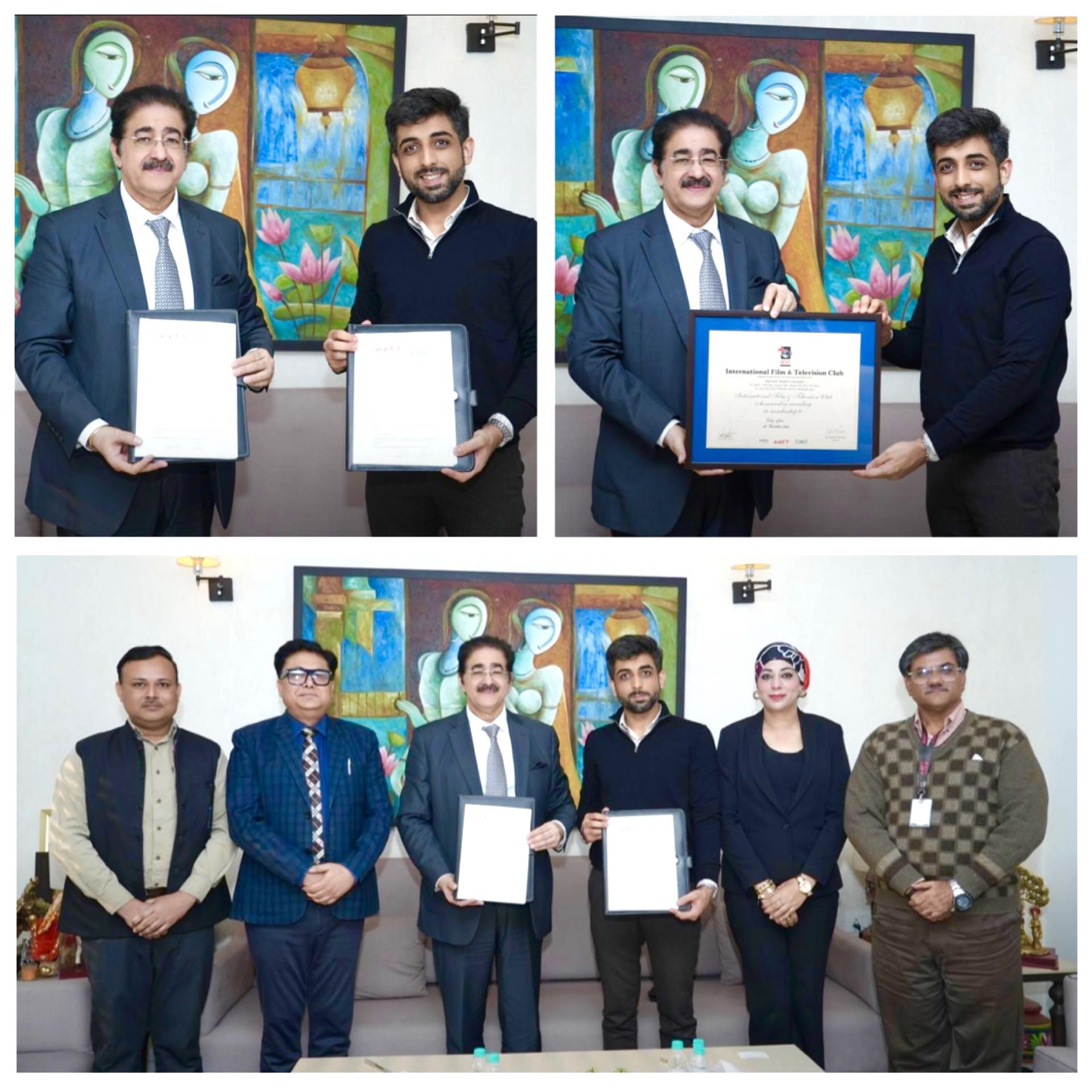 Sandeep Marwah Meets Ambassador of Estonia to Advance...