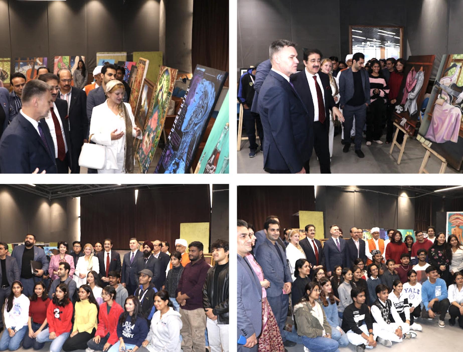 AAFT Presented Painting Exhibition to commemorate the 36th...