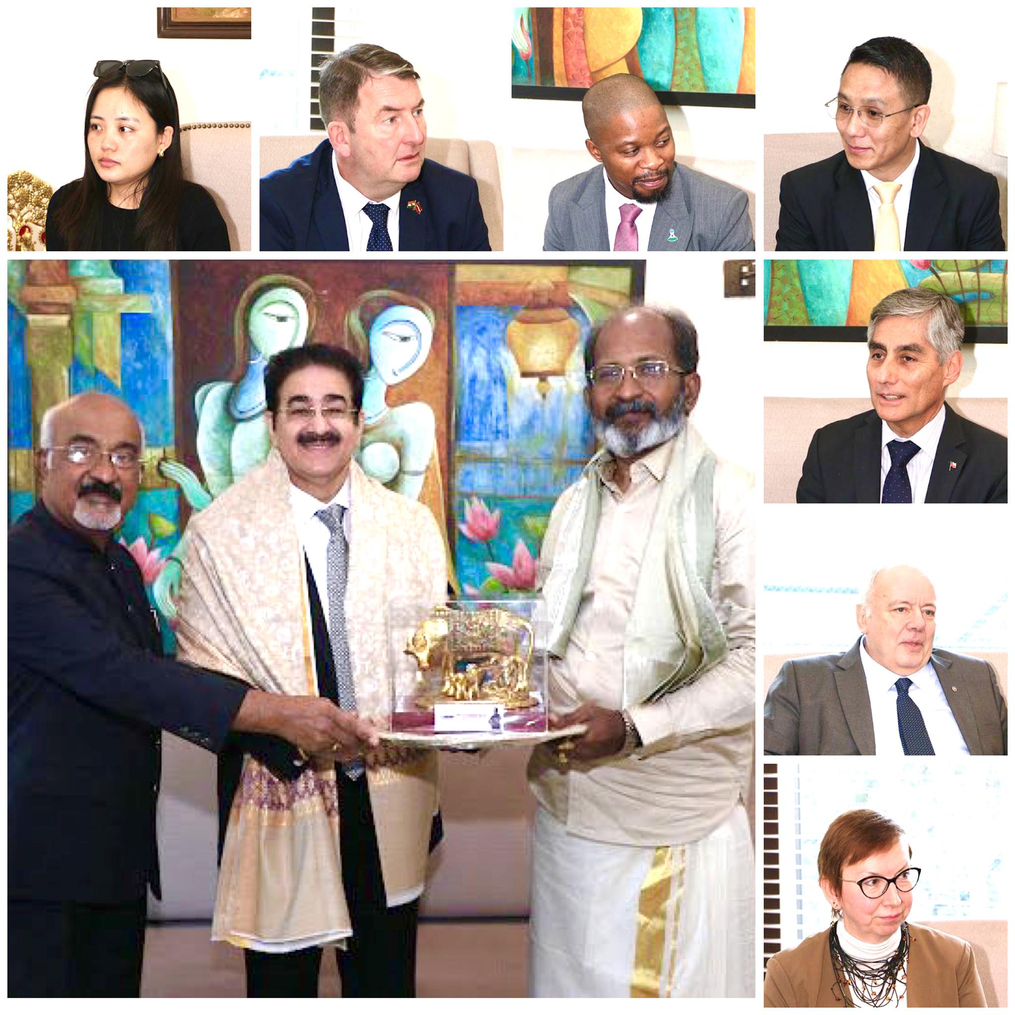 Dr. Sandeep Marwah Honoured by Global Chamber of...